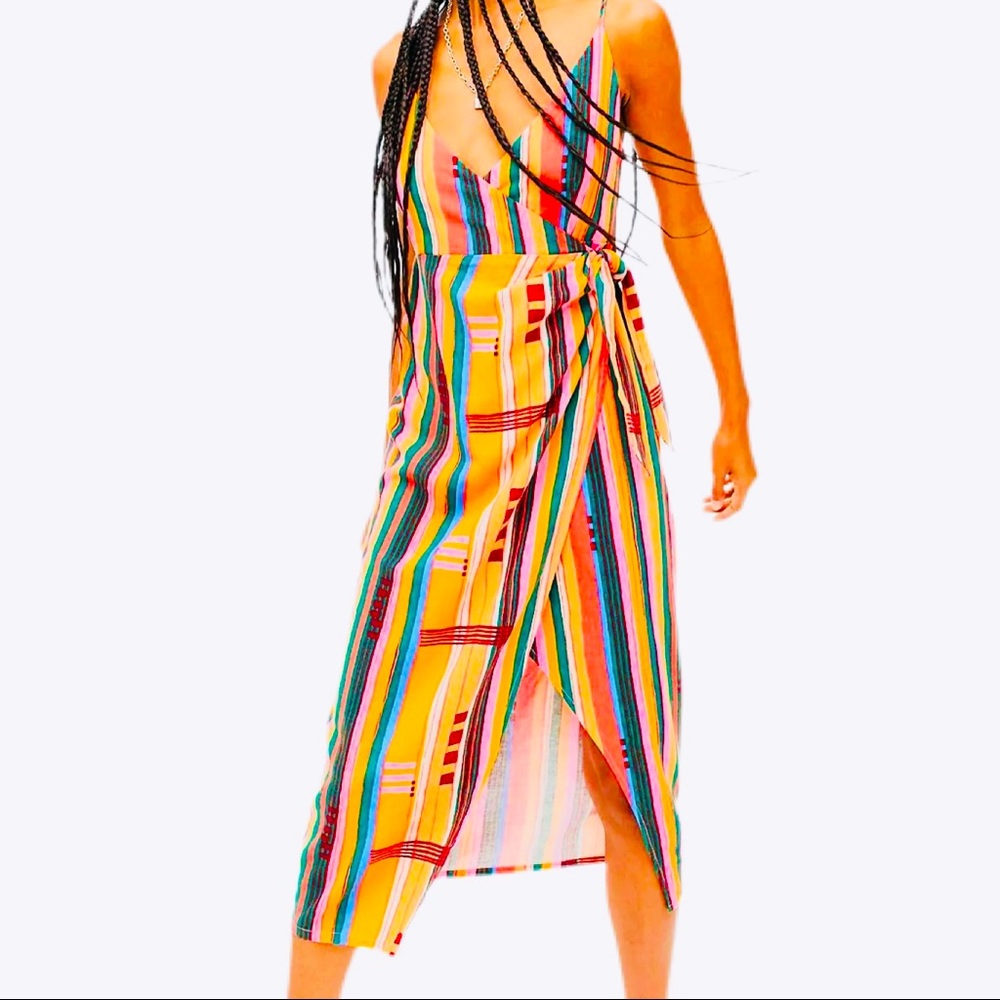 COPY - Urban Outfitters Flashing Lights Midi Wrap Dress
XS